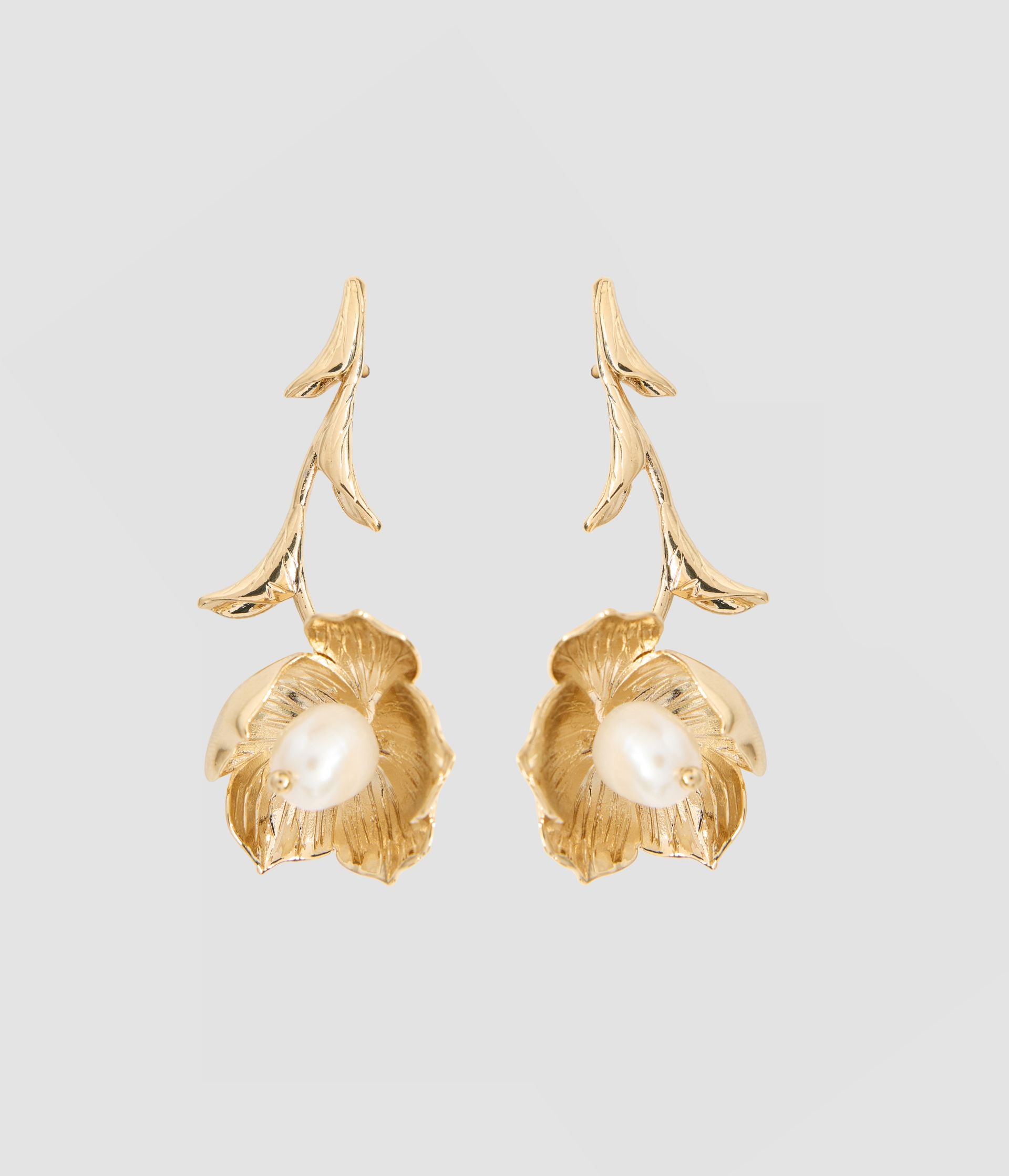Floral Pearl Earring
