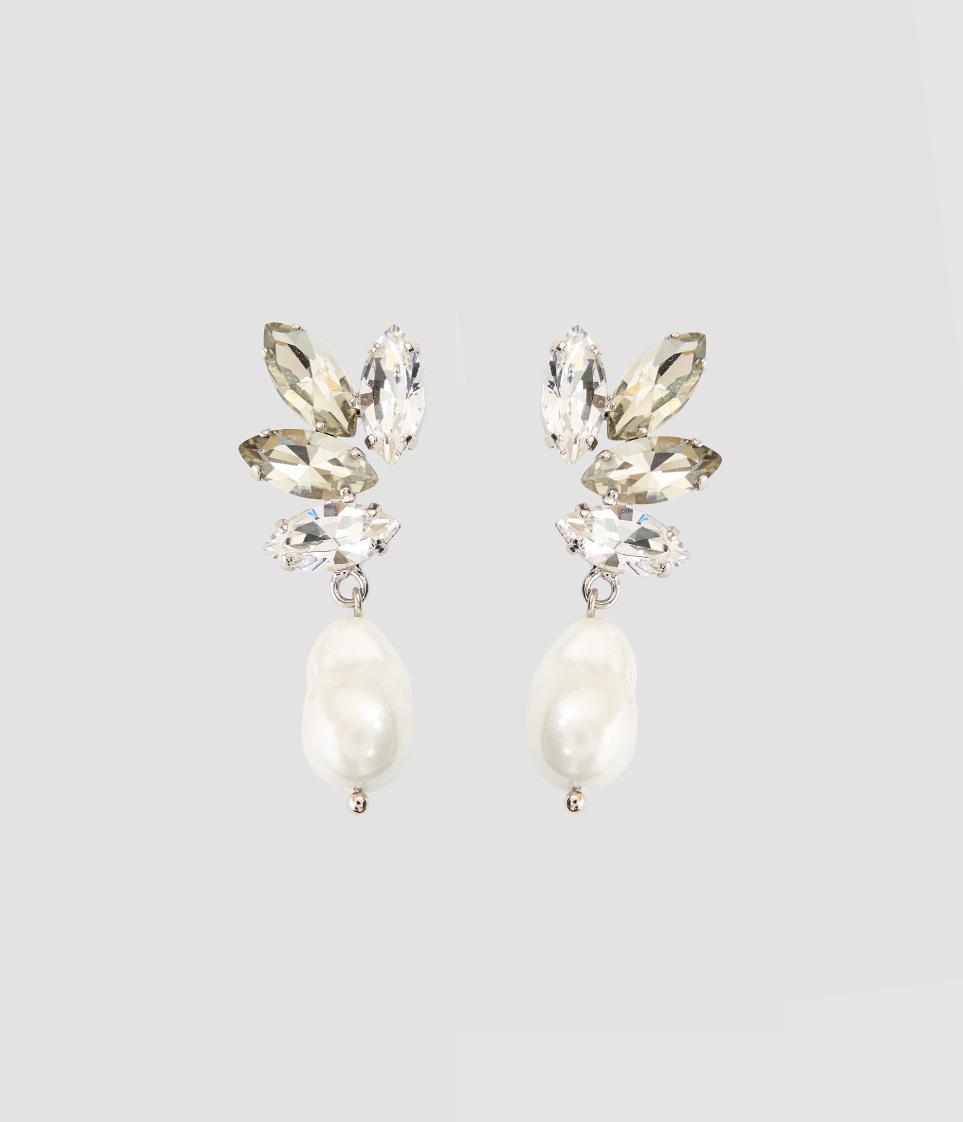 Crystal Pearl Earring