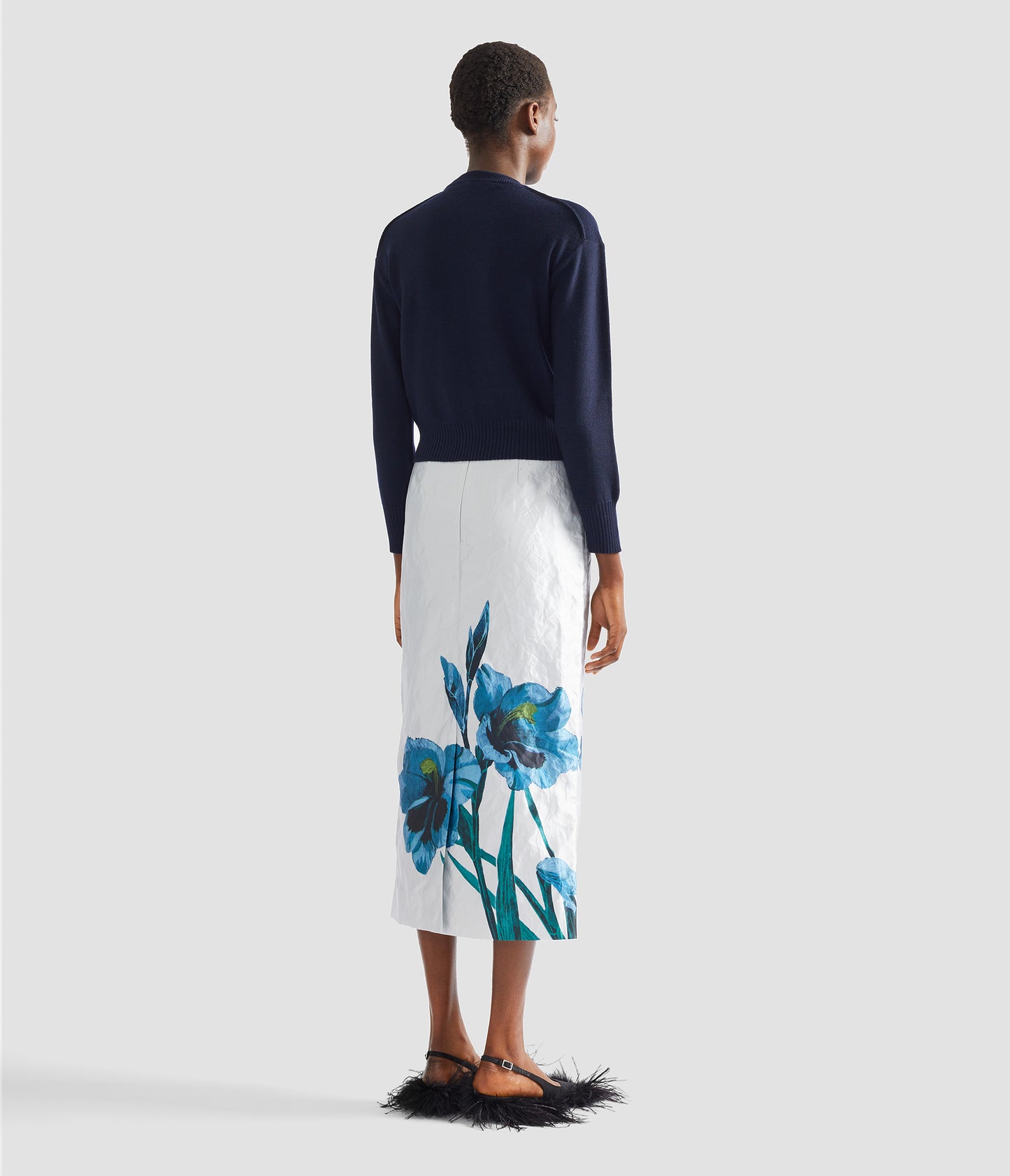Fine Merino Wool Floral Jumper