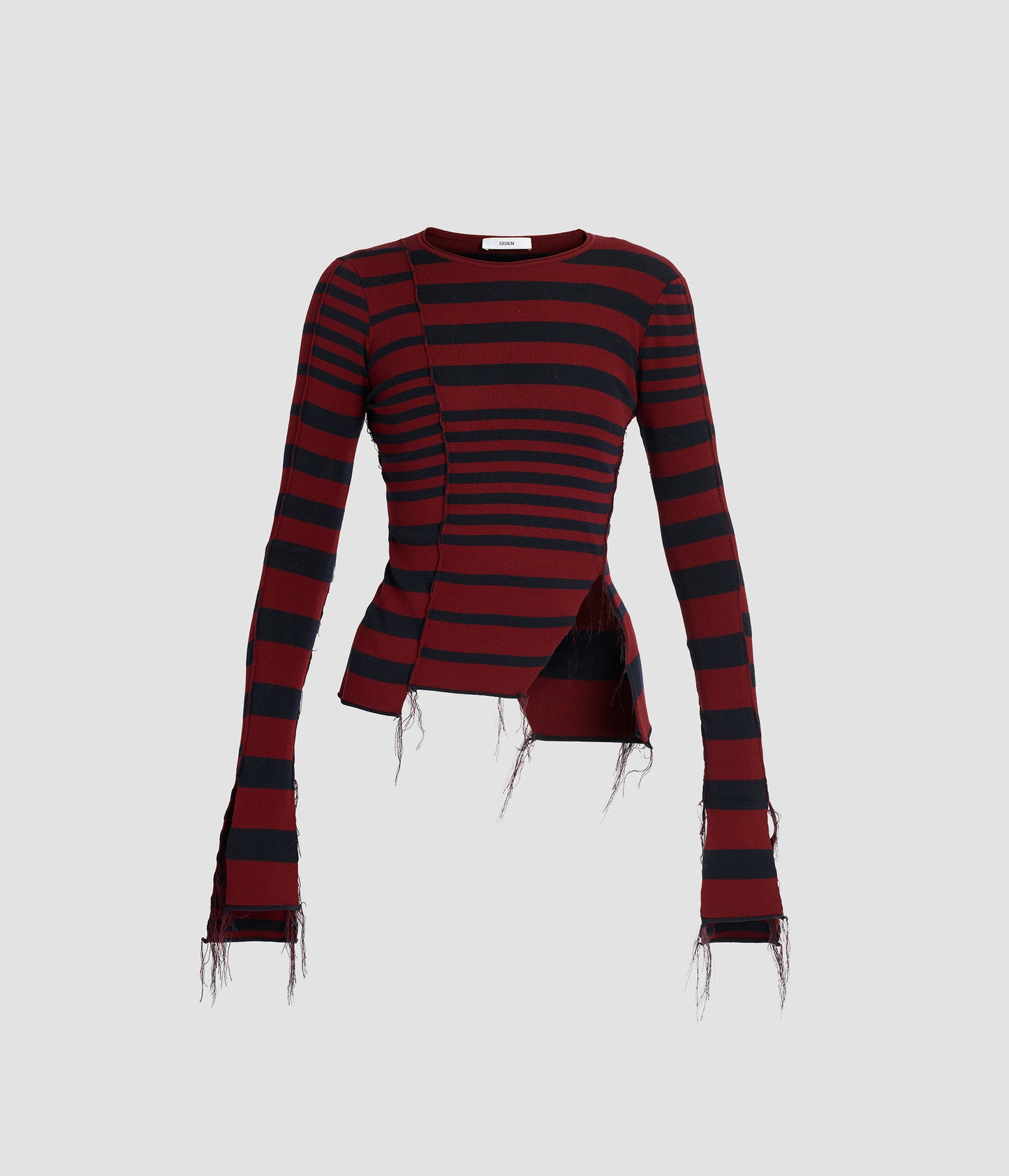Stripe Fitted Knit Jumper
