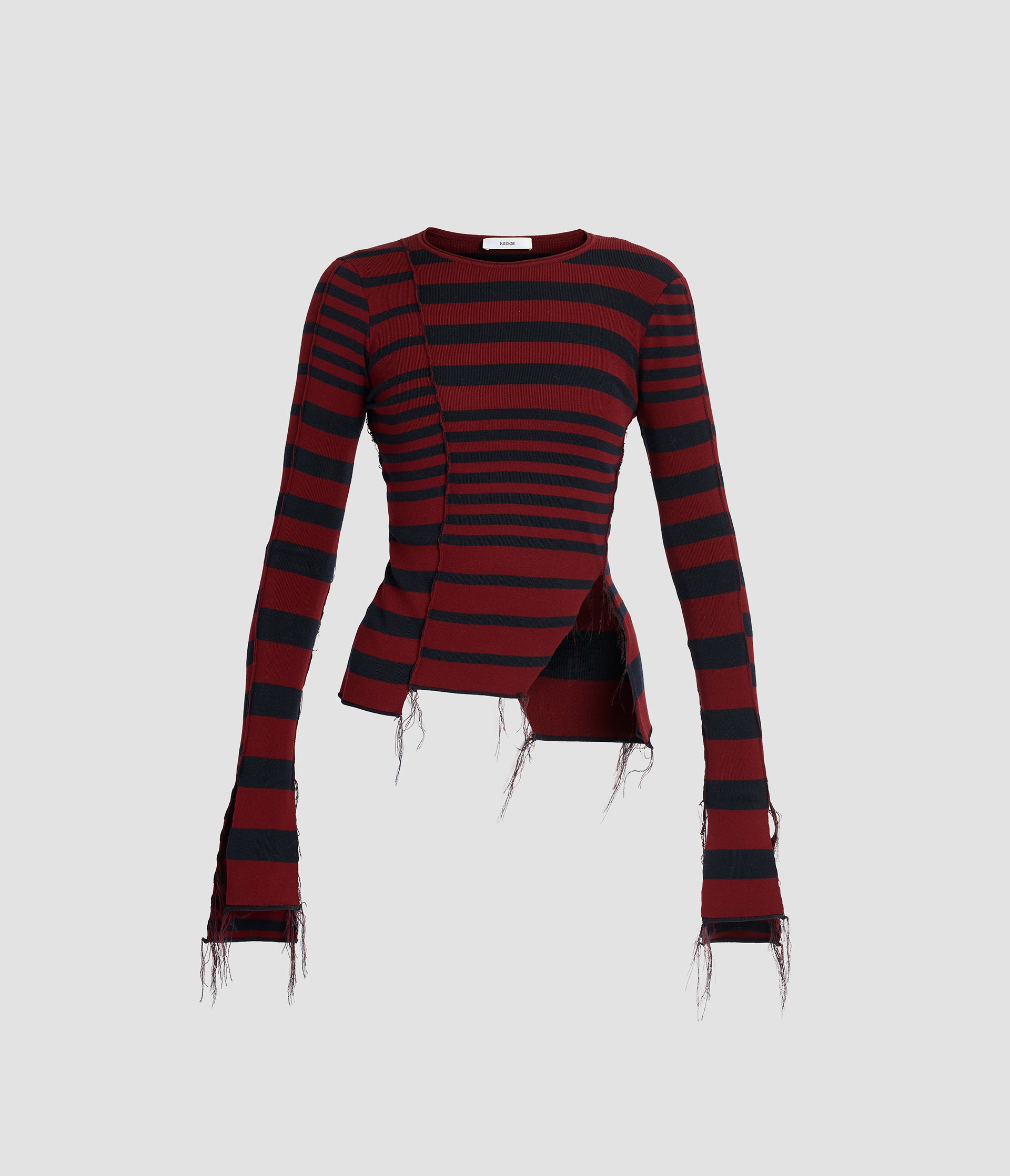 Stripe Fitted Knit Jumper