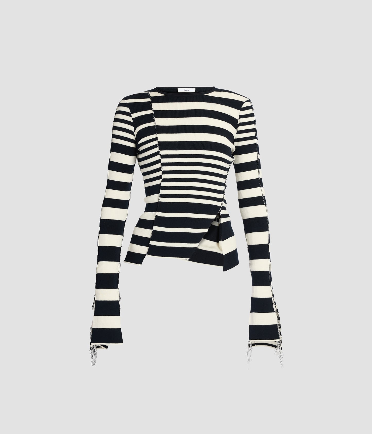 Stripe Fitted Knit Jumper