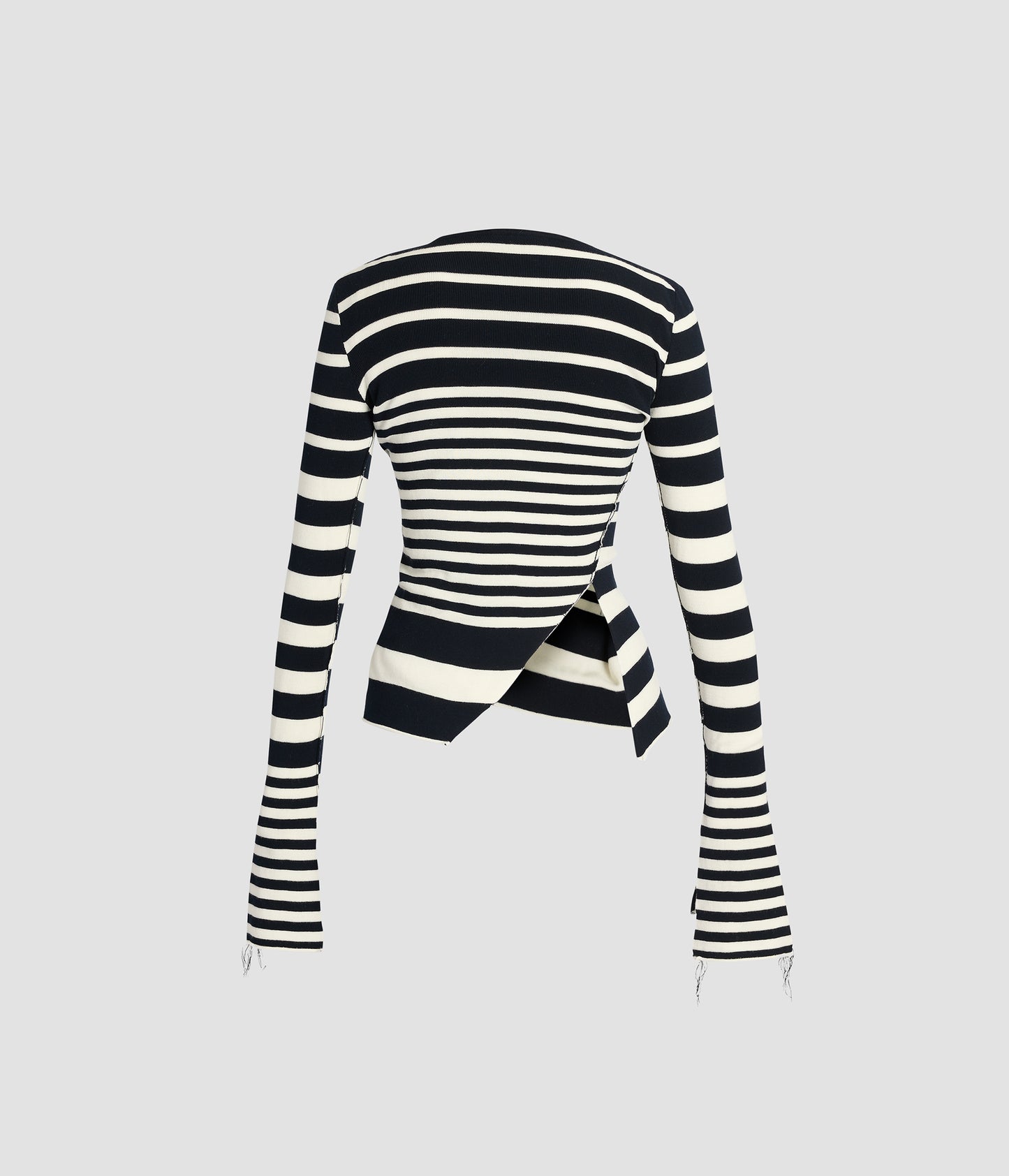 Stripe Fitted Knit Jumper