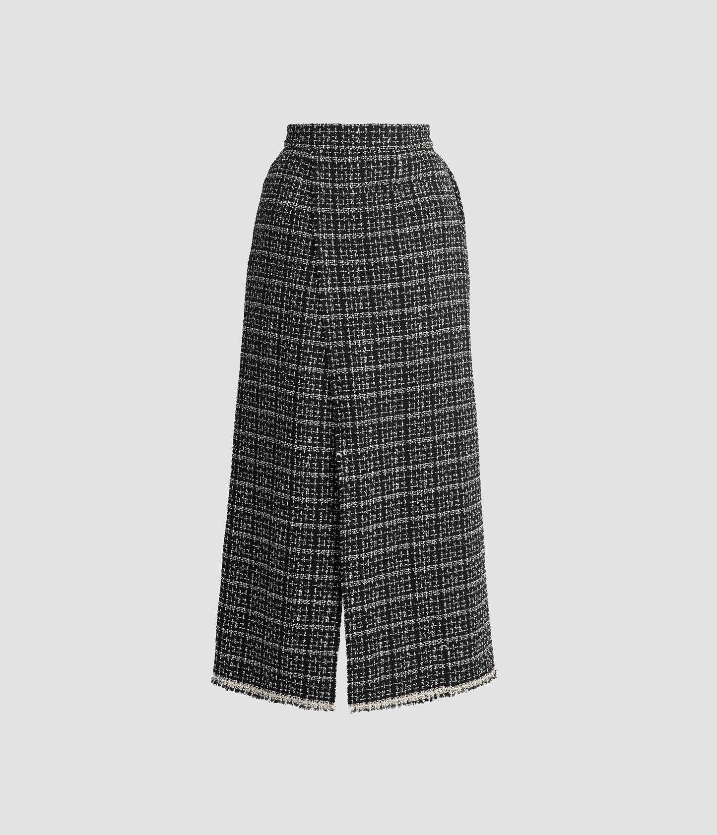 Tweed Midi Pencil Skirt