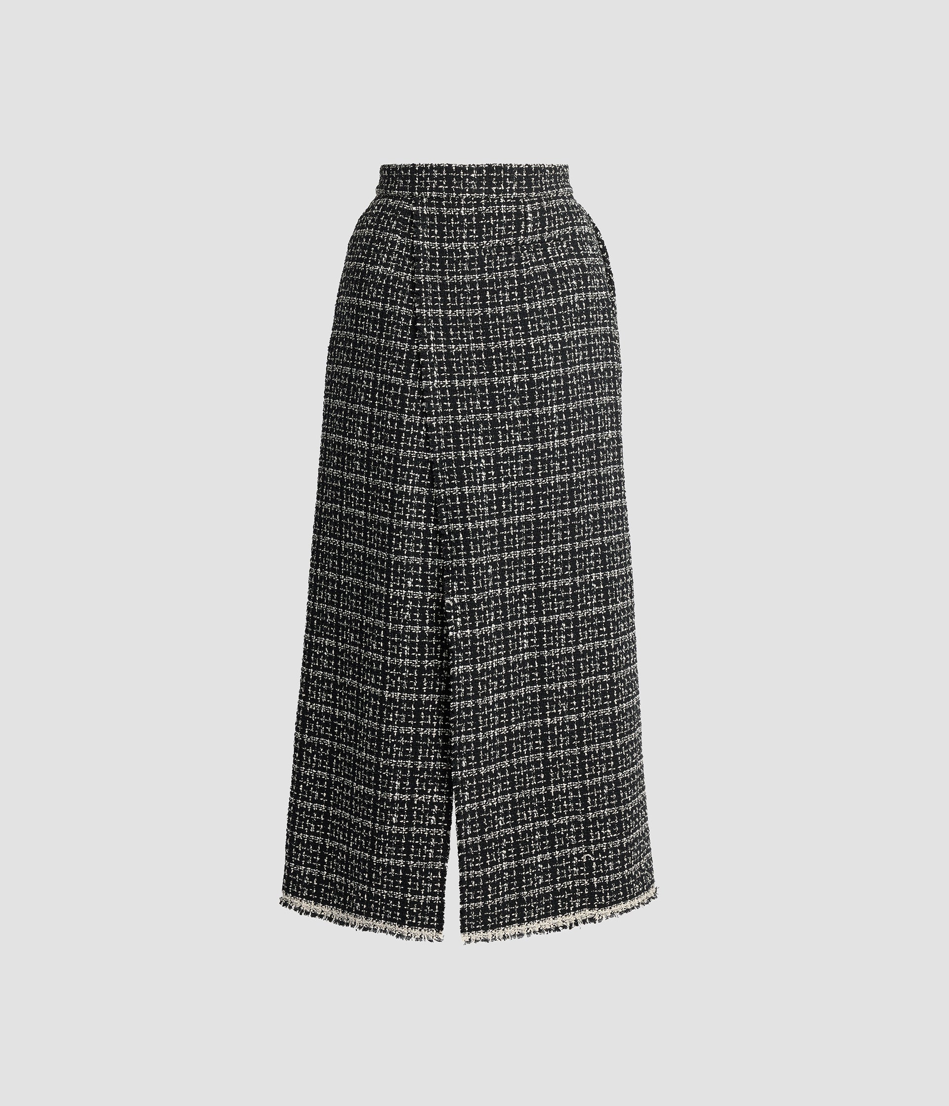 Tweed Midi Pencil Skirt