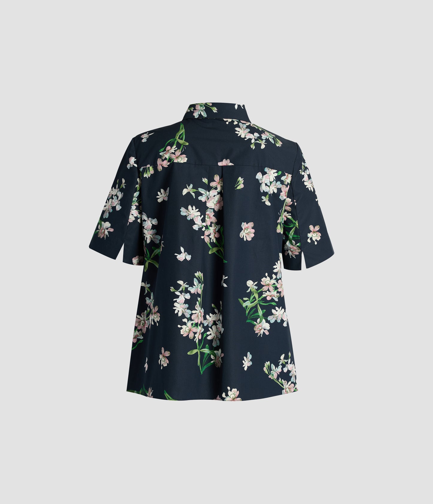 Floral Cotton Short Sleeve Shirt
