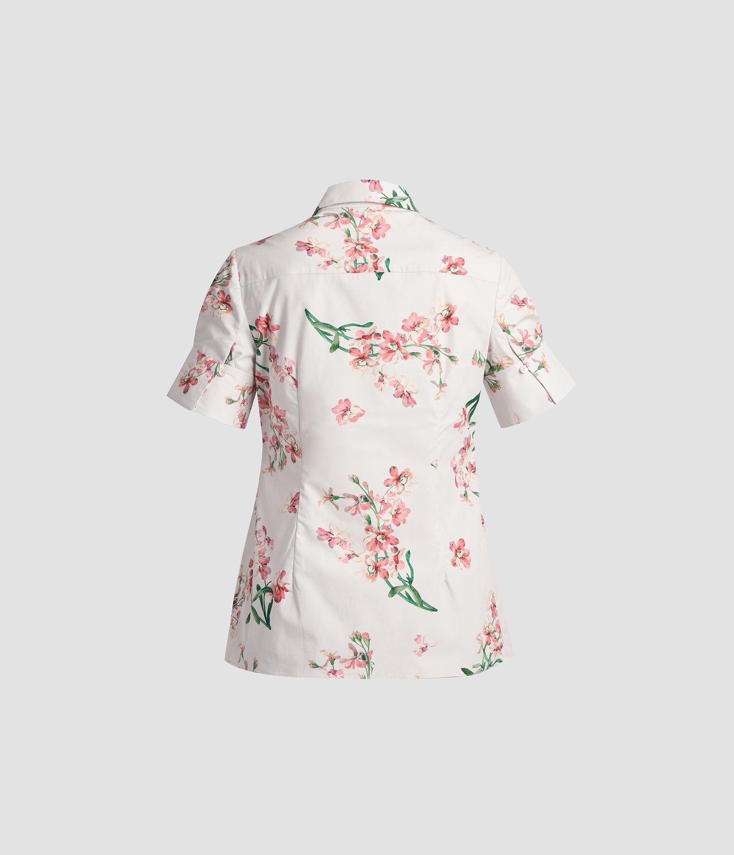 Floral Cotton Short Sleeve Shirt