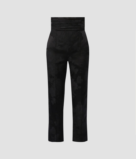 Helga Trouser Wool Jacquard