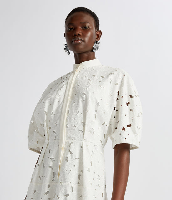 Erdem Short Sleeve Midi Dress Viscose 600077688bge