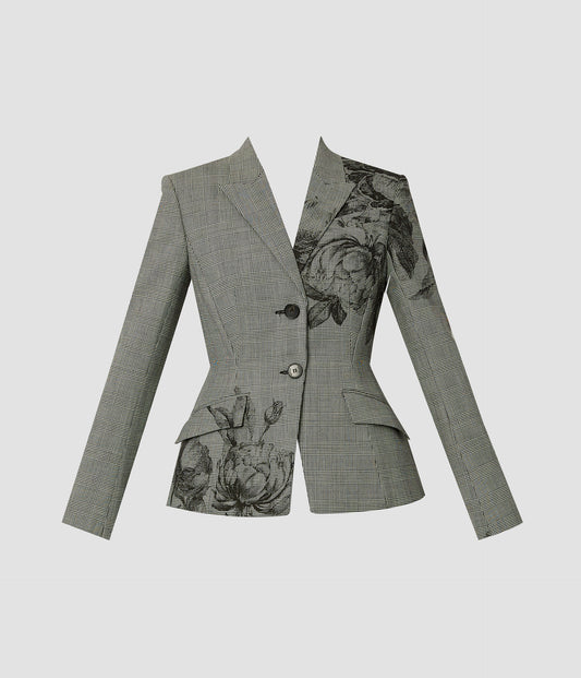 Single Breasted Fitted Blazer