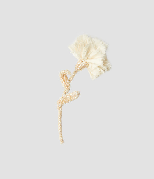 Beaded Carnation Brooch