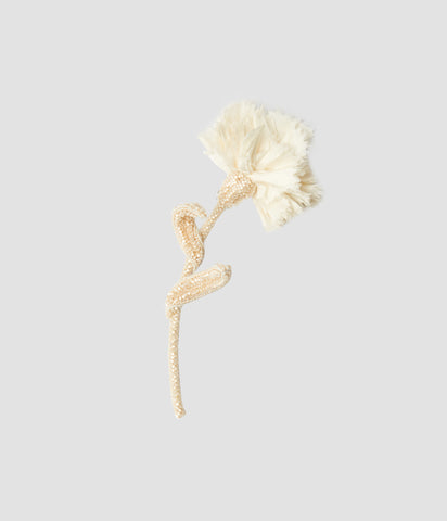 Beaded Carnation Brooch