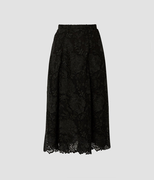 A-Line Midi Skirt