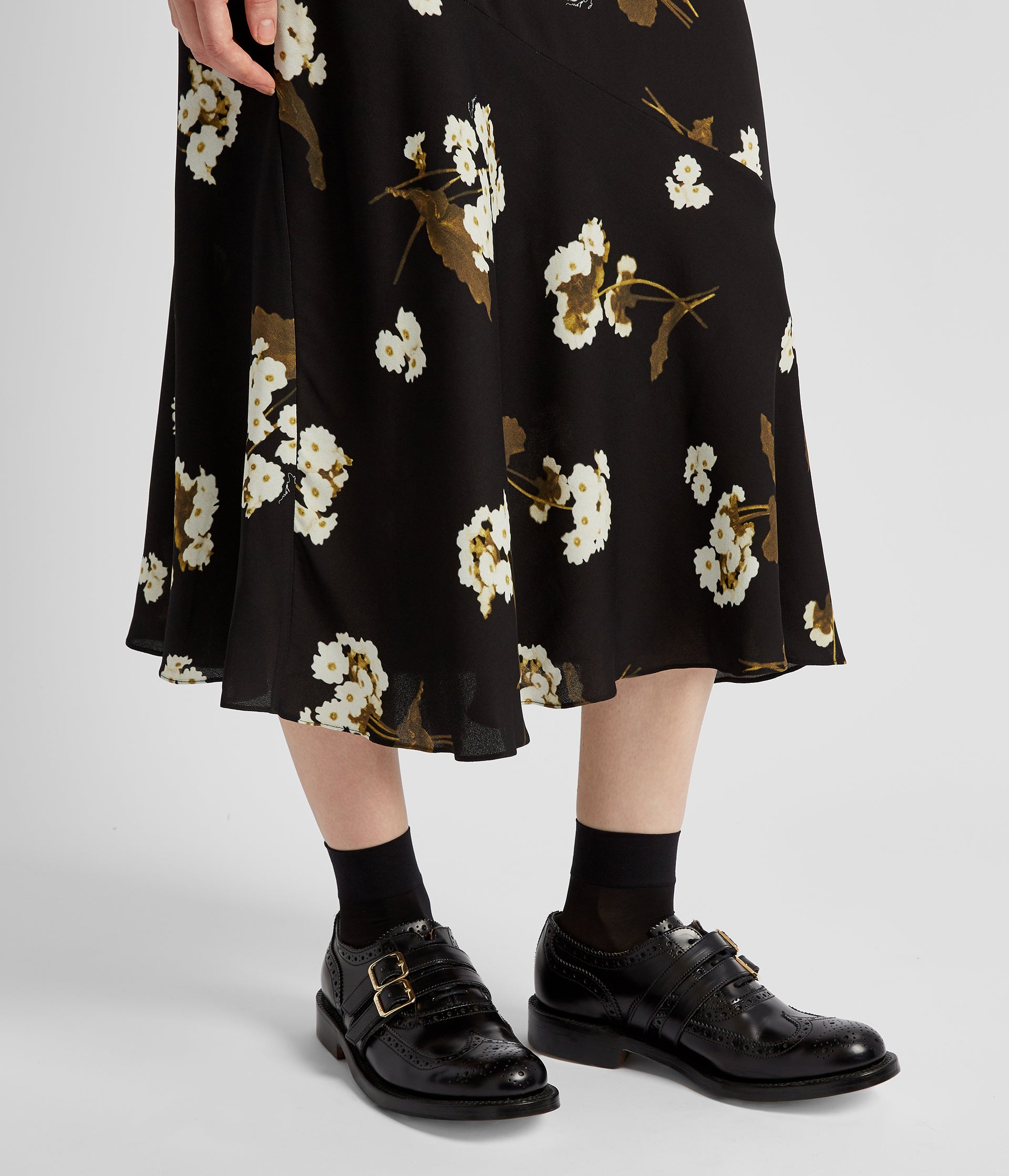 A-Line Midi Skirt