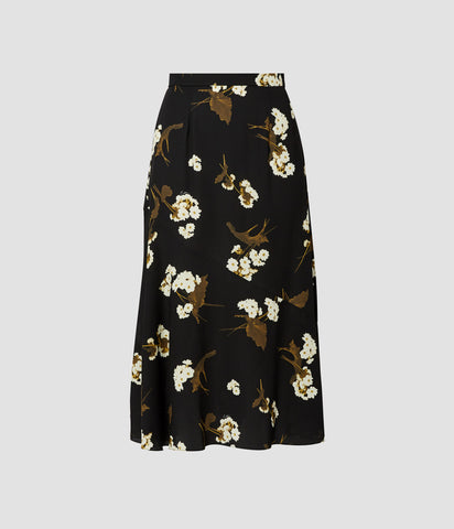 A-Line Midi Skirt