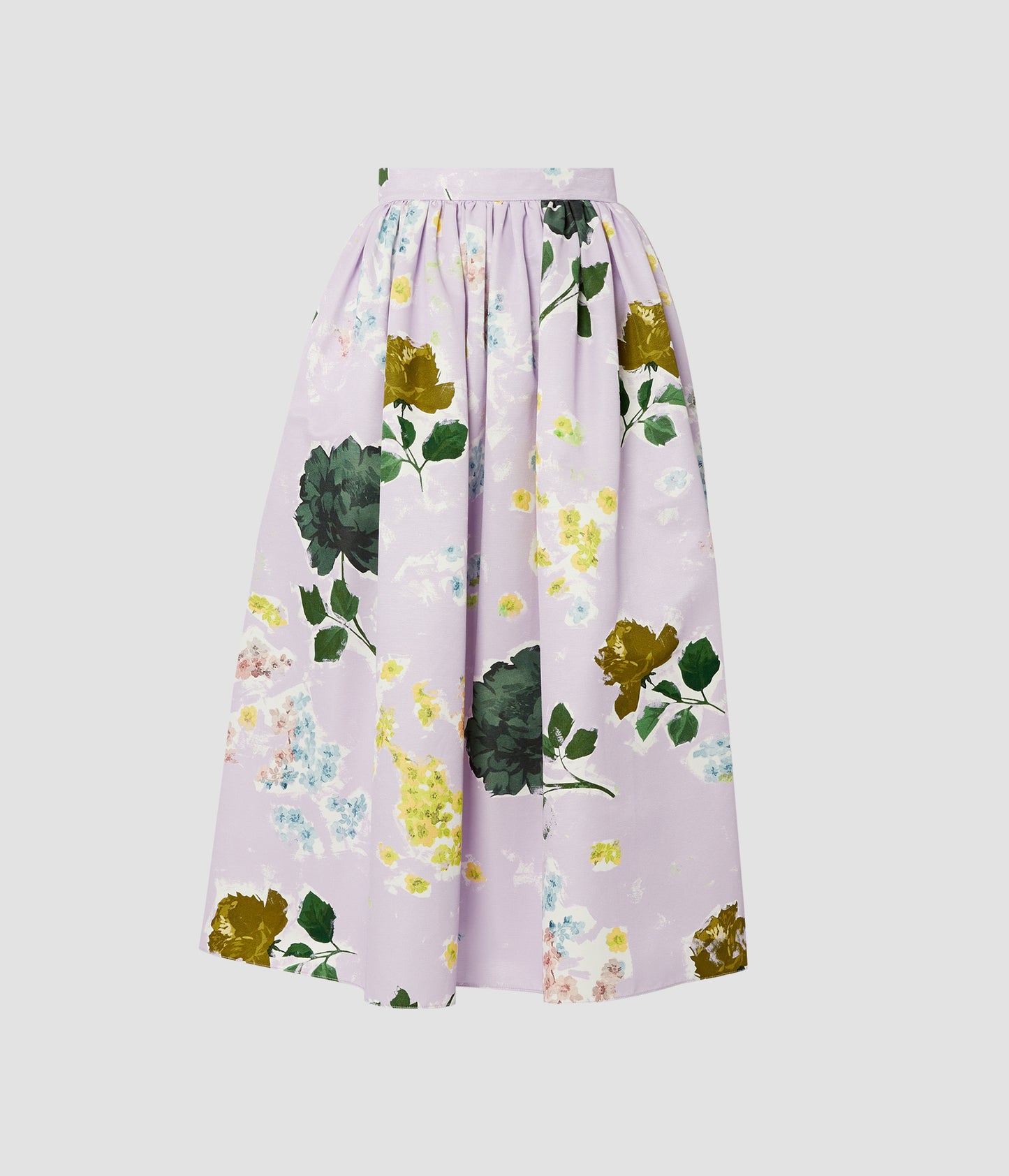 Gathered Midi Skirt