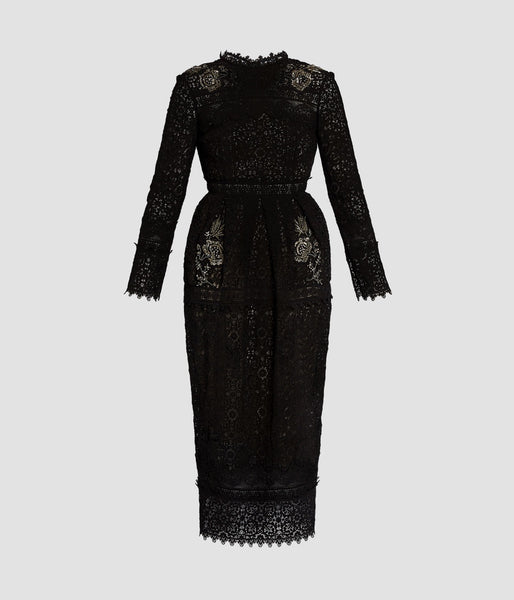 lace pintuck long sleeve cocktail dress Long Sleeve Cocktail Dress