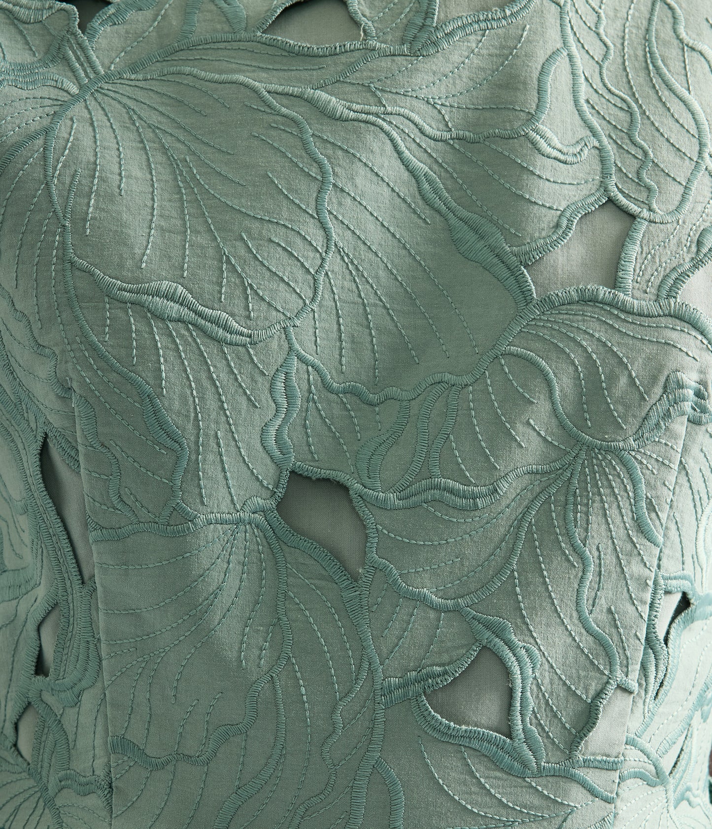 Floral Cutwork Mini Dress