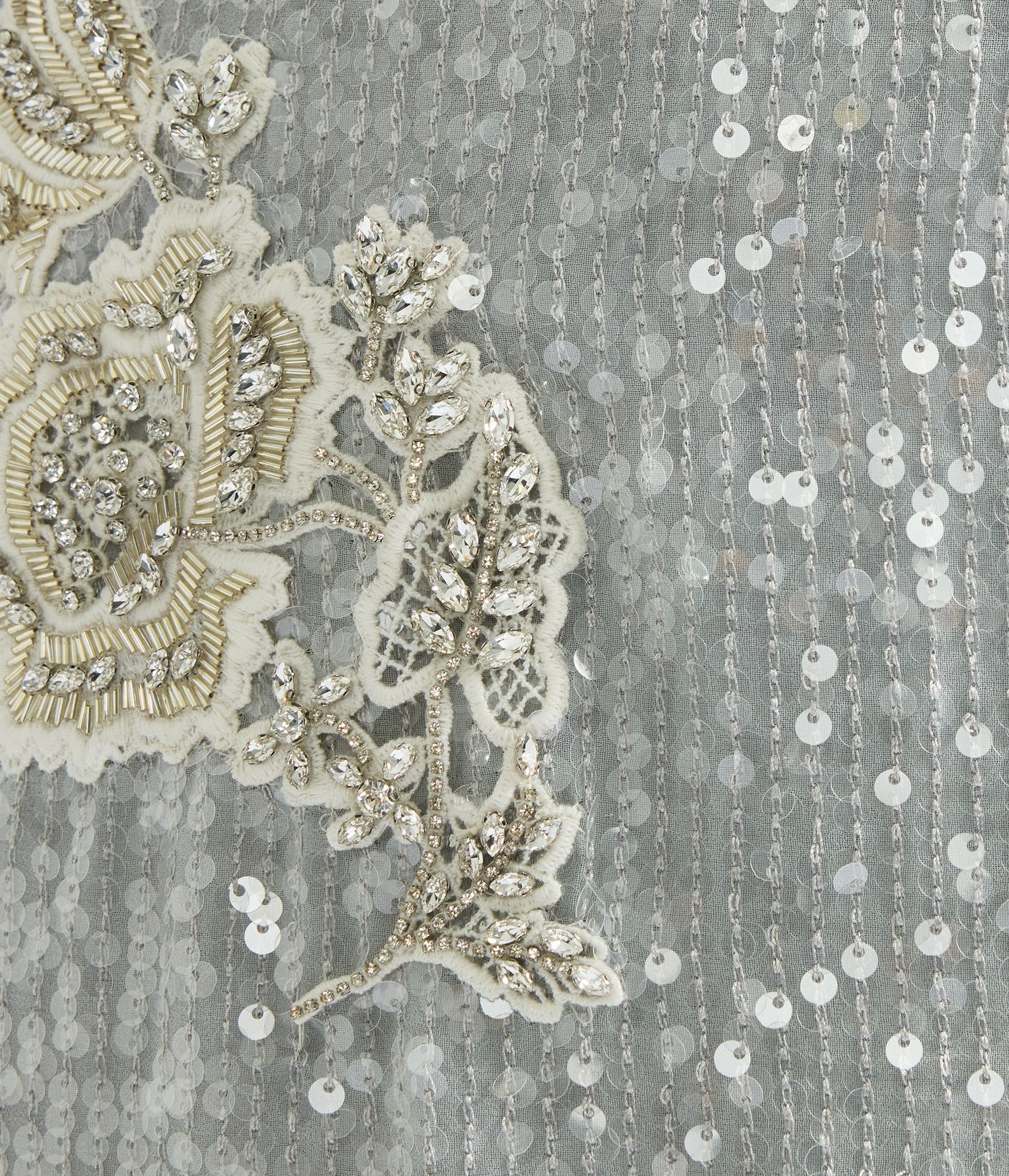 Embellished Sequins Midi Dress