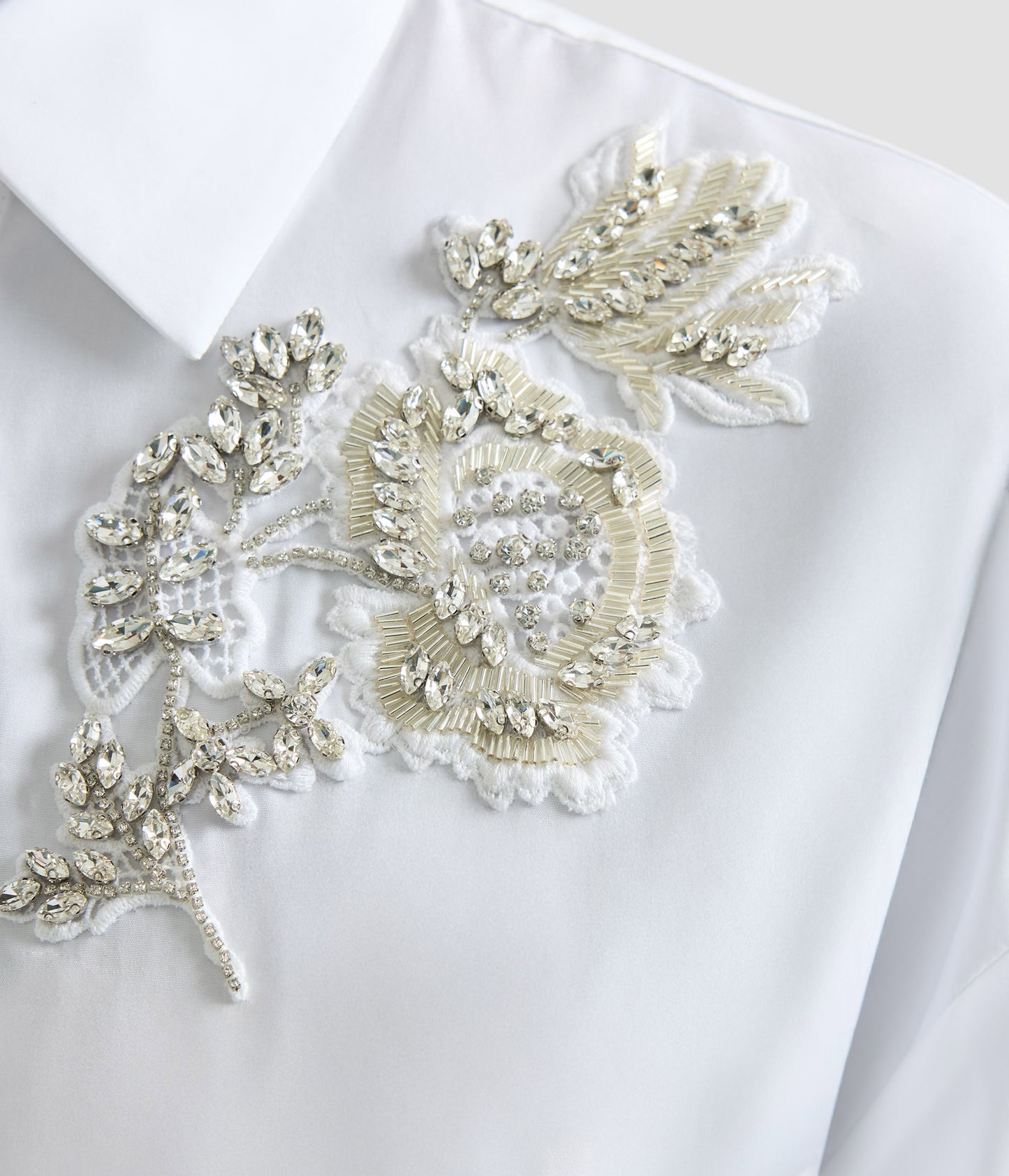 Embellished Shirt Dress