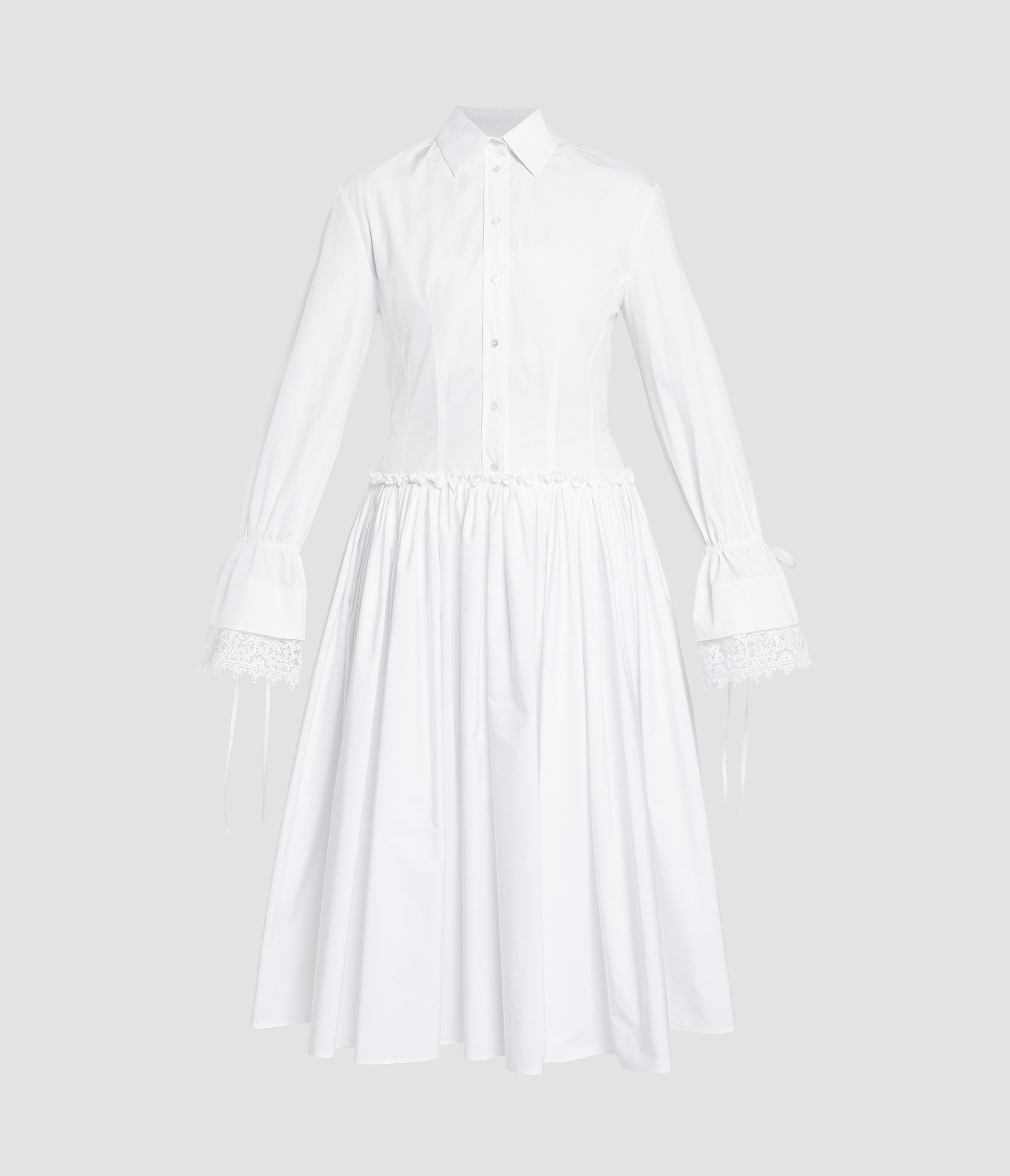Cotton Poplin Shirt Dress