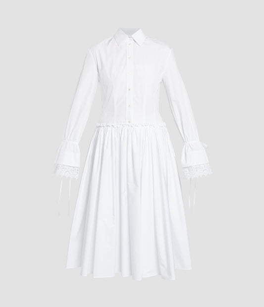 Cotton Poplin Shirt Dress