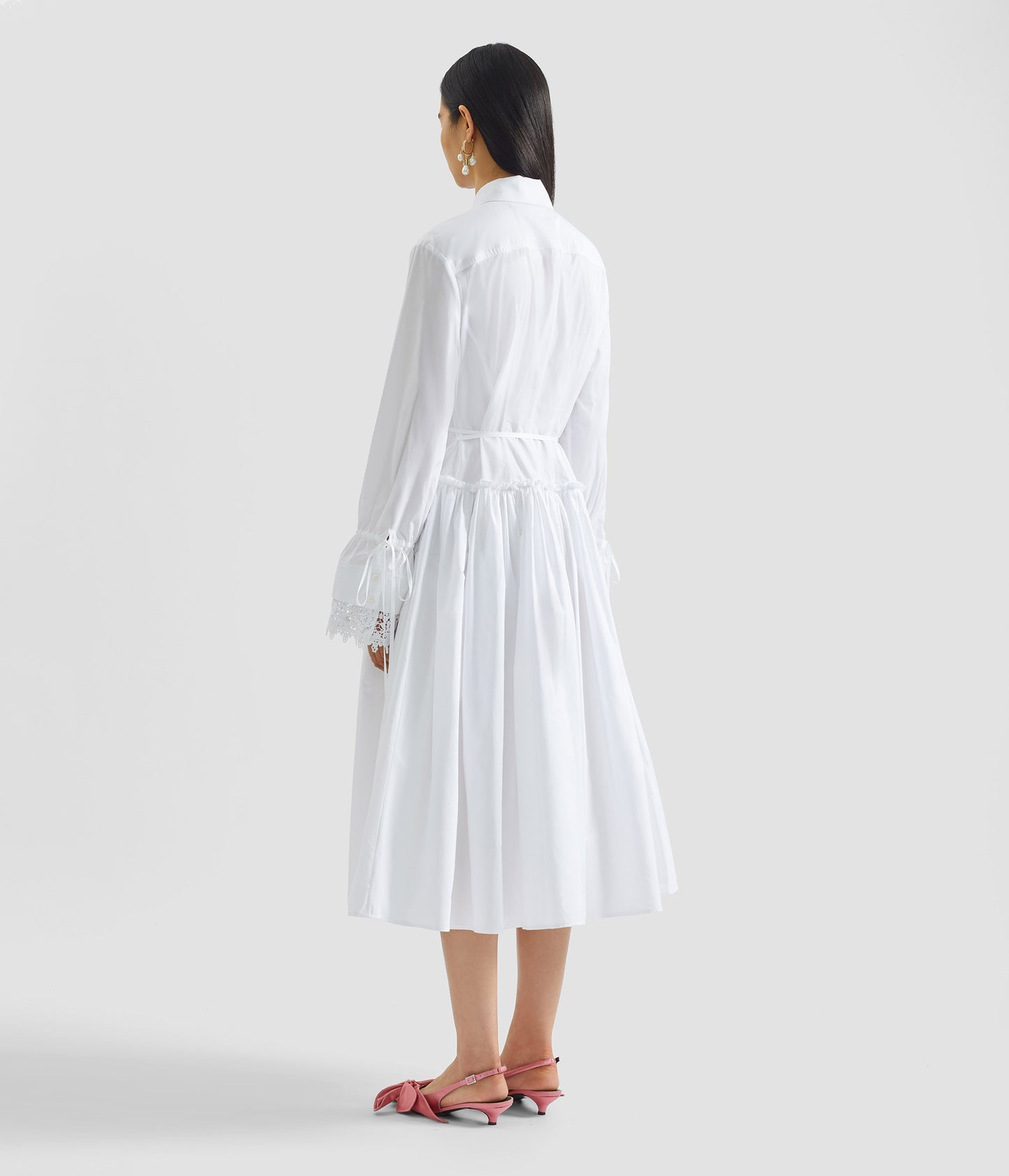 Cotton Poplin Shirt Dress