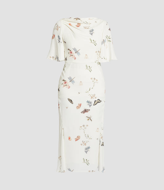 Short Sleeve Midi Dress