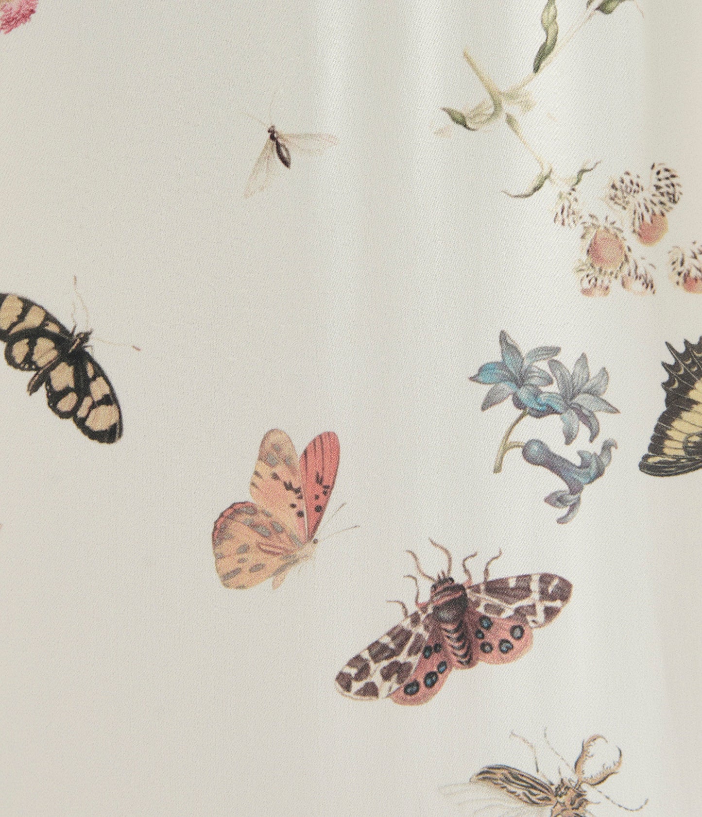 Printed Crepe Midi Dress