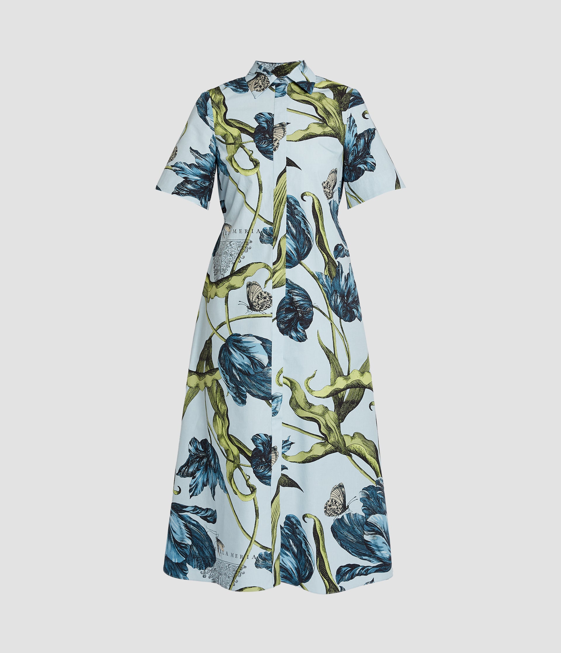 Floral Print Shirt Dress