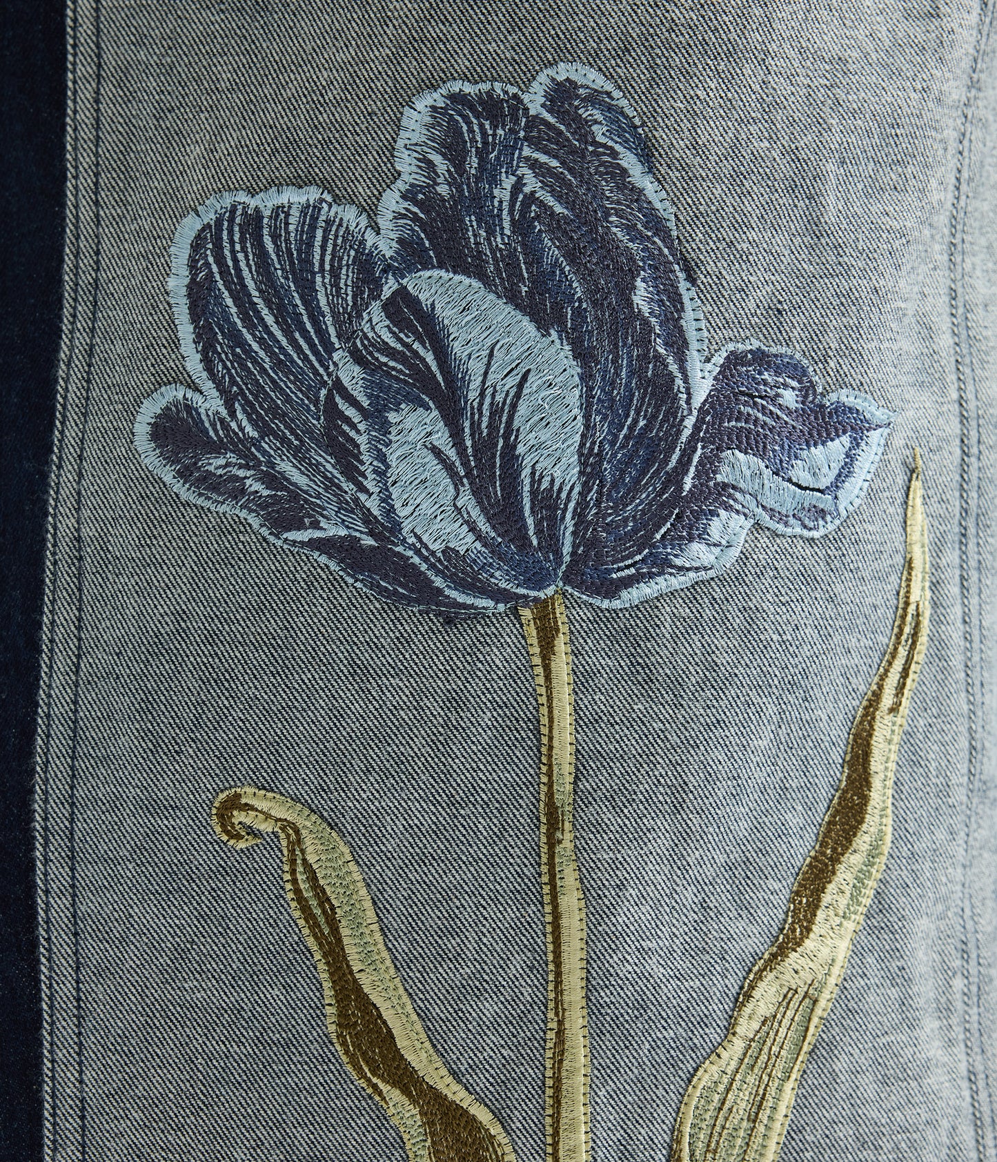 Denim Sleeveless Midi Dress