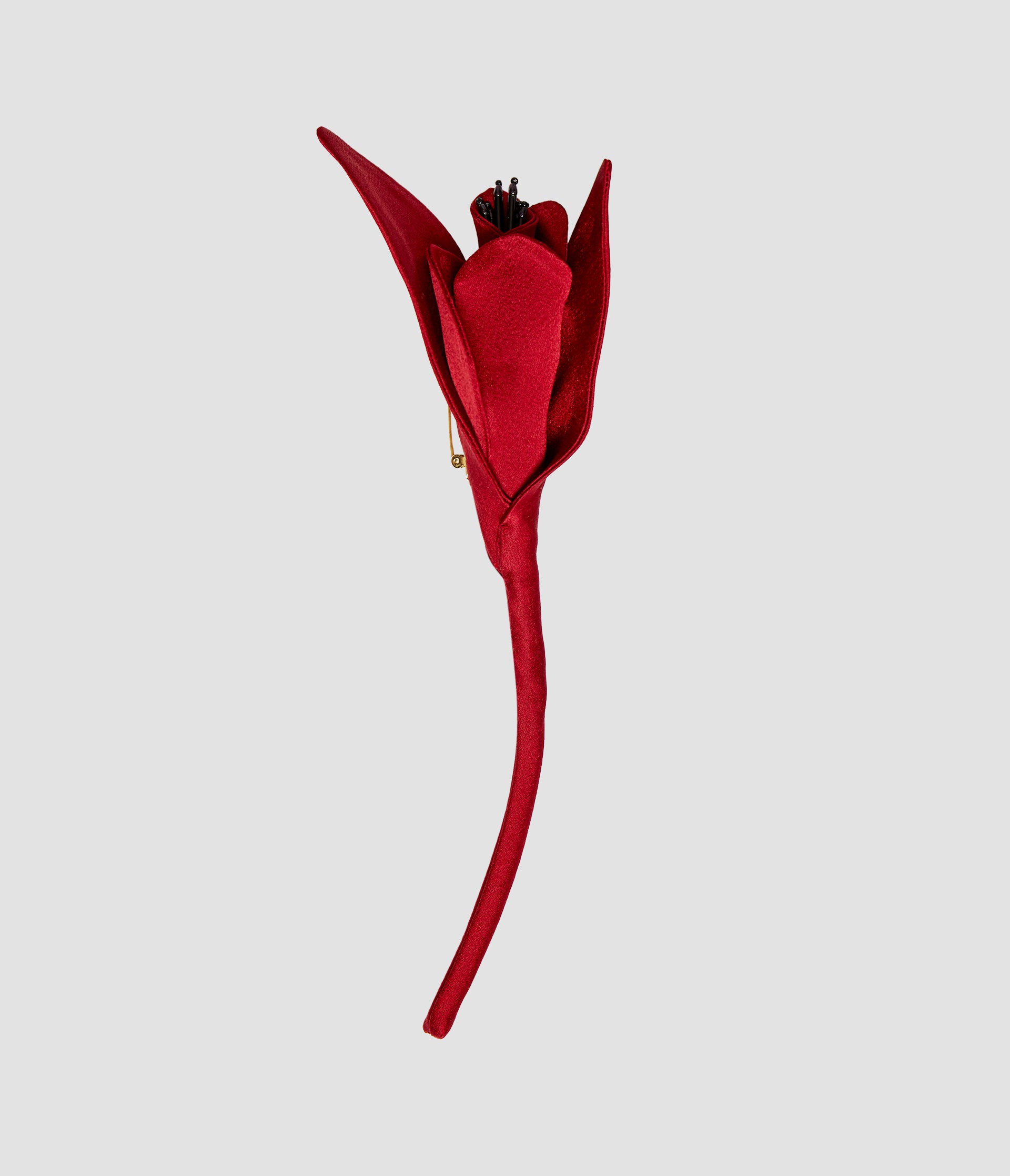 Satin Flower Brooch