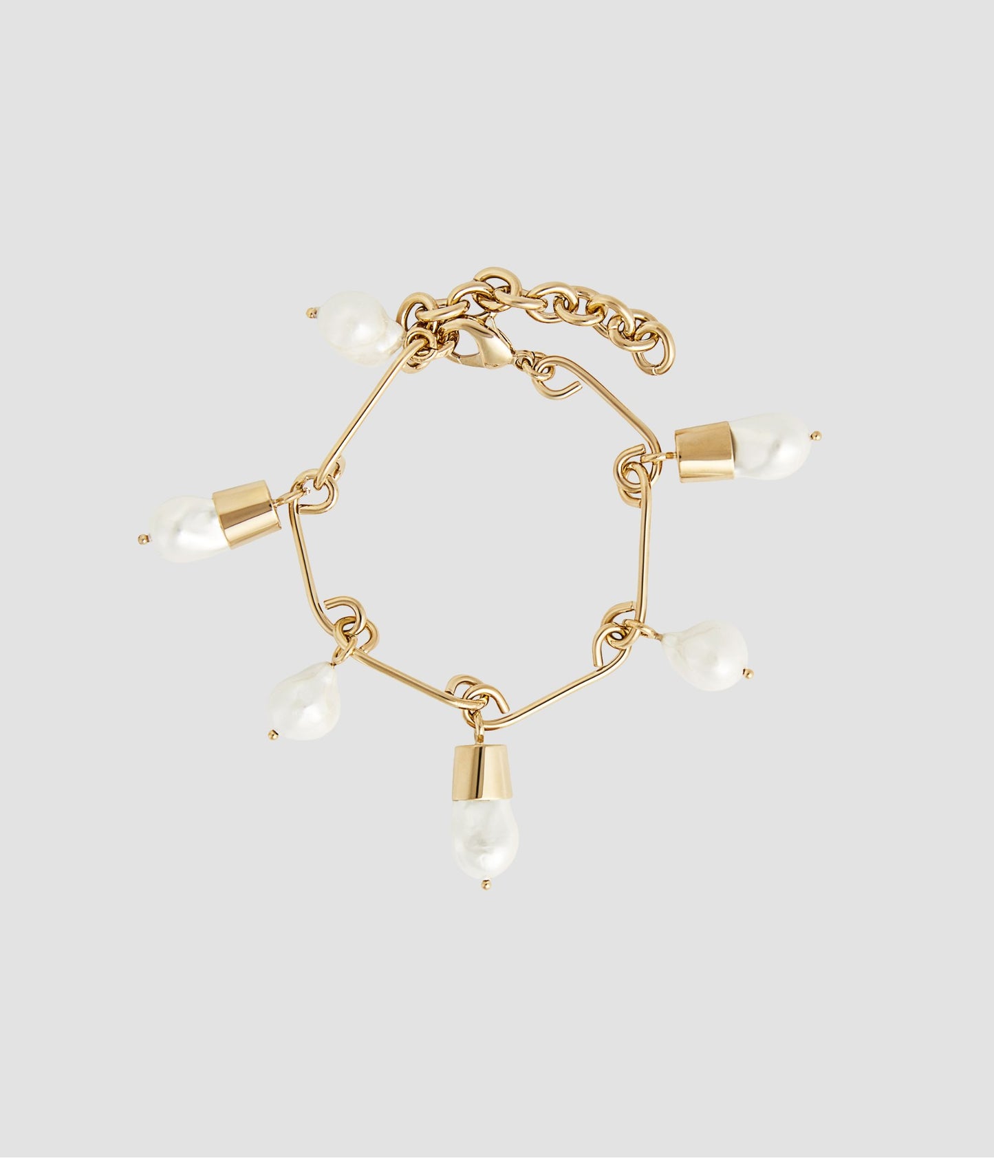 Pearl Charm Bracelet
