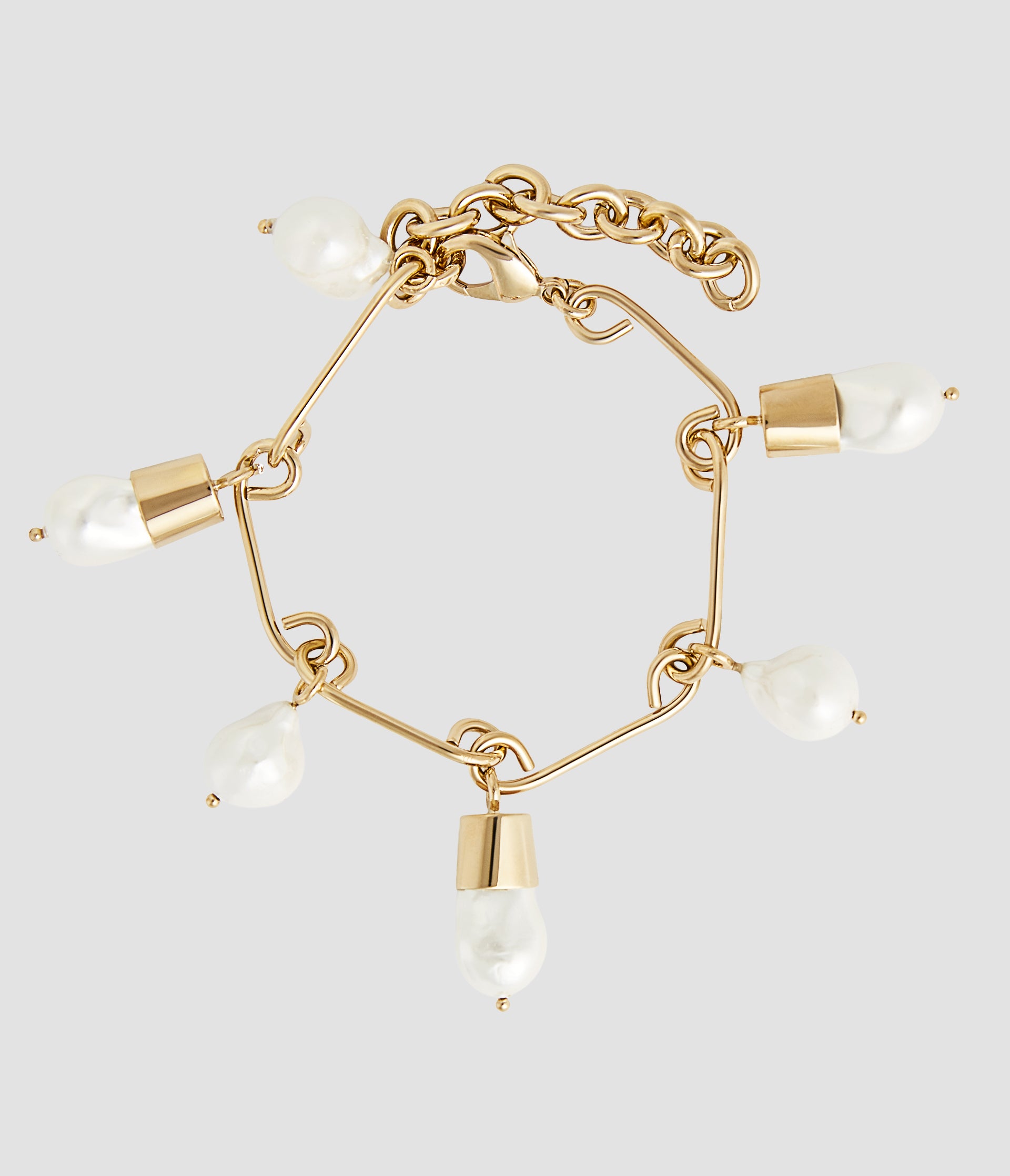 Pearl Charm Bracelet
