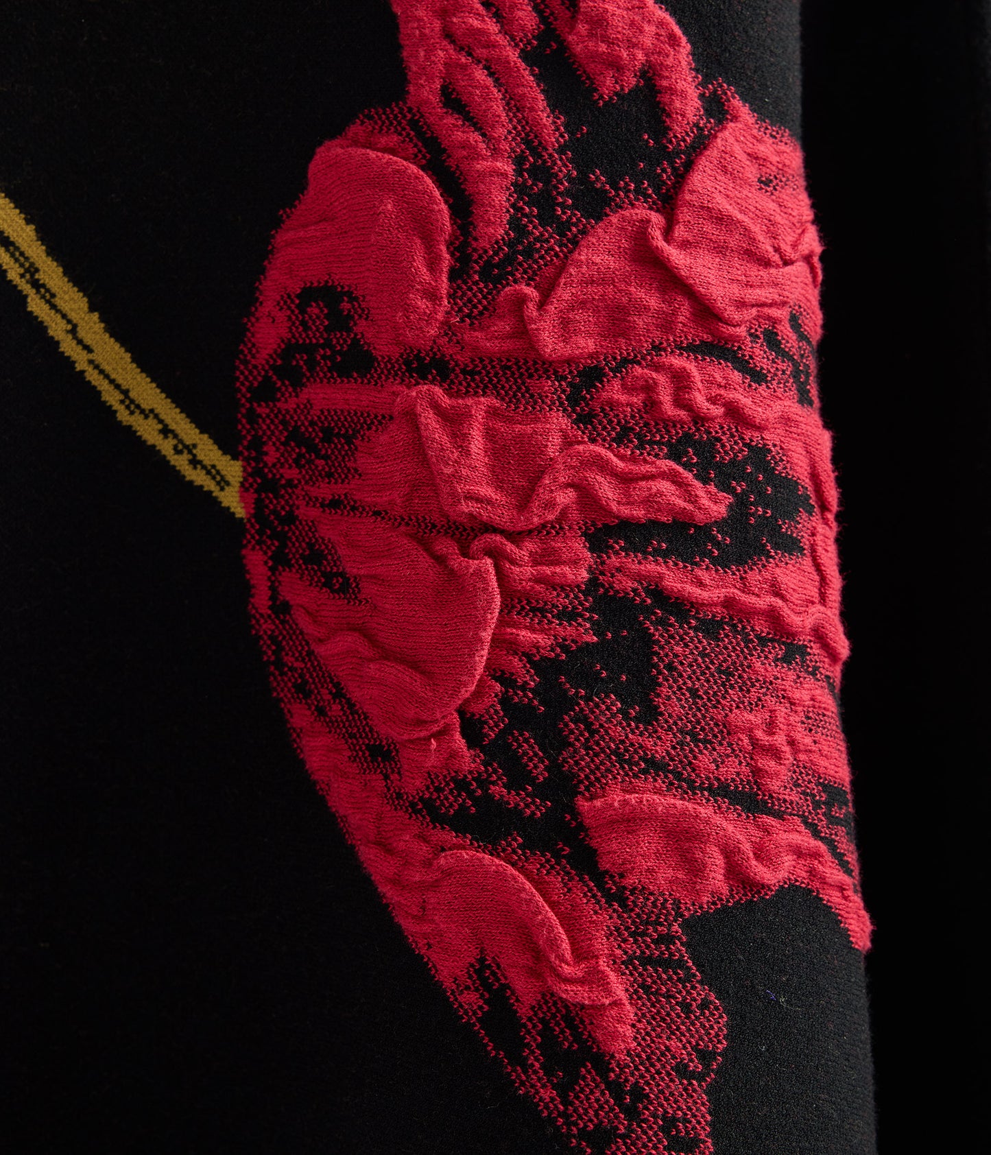 Floral Jacquard Sleeveless Knit Dress