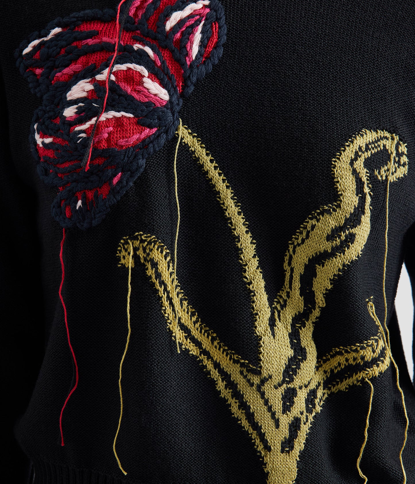 Floral Crew Neck Jumper