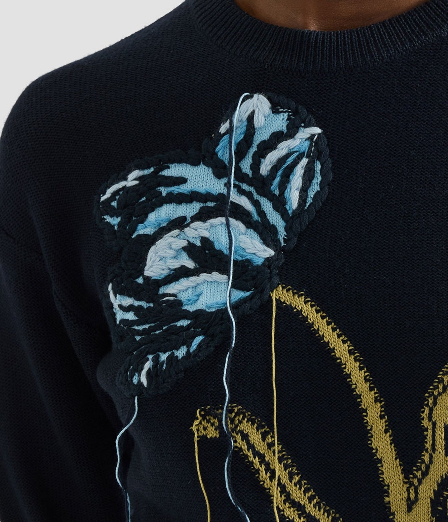 Floral Crew Neck Jumper