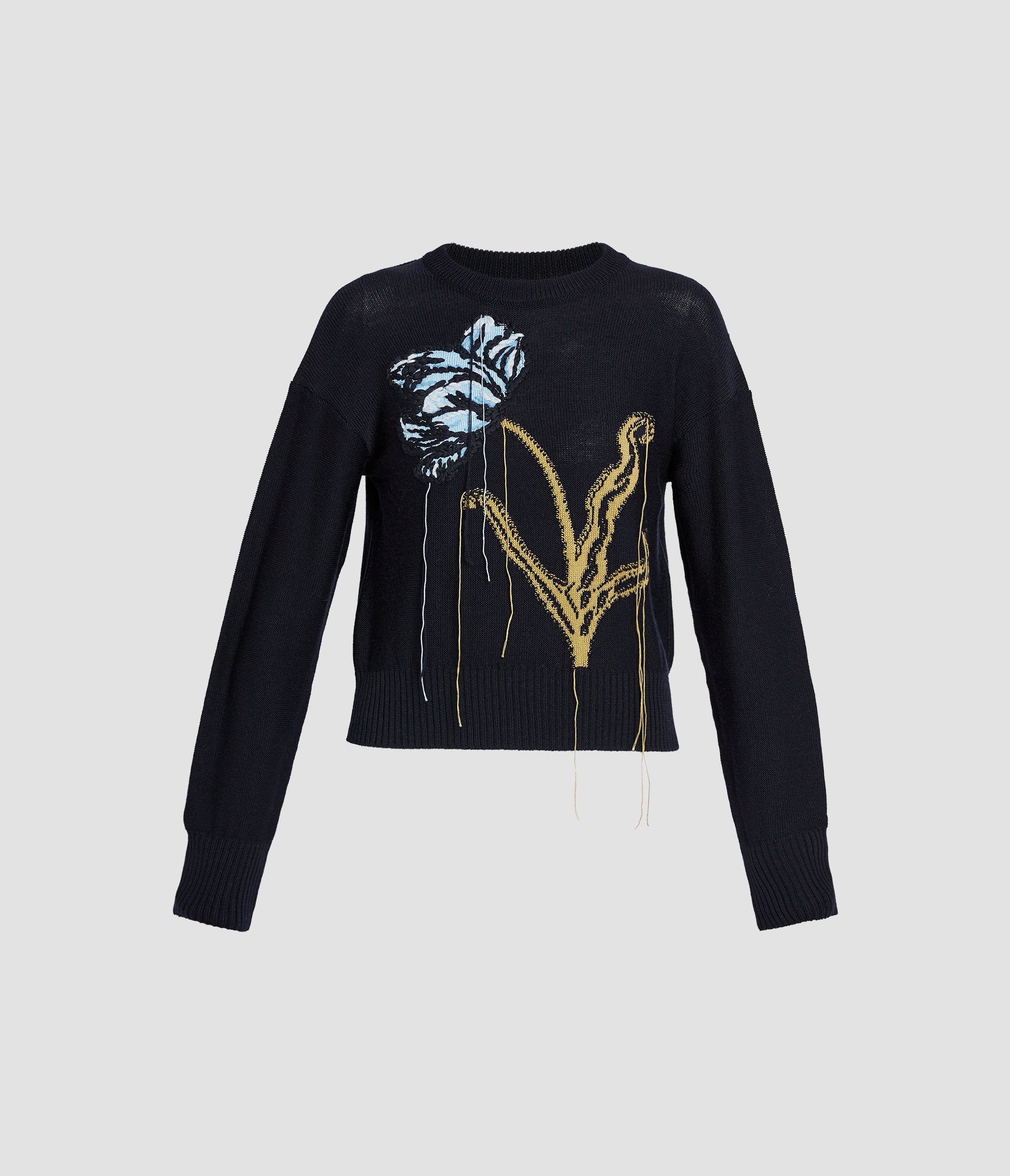 Floral Crew Neck Jumper