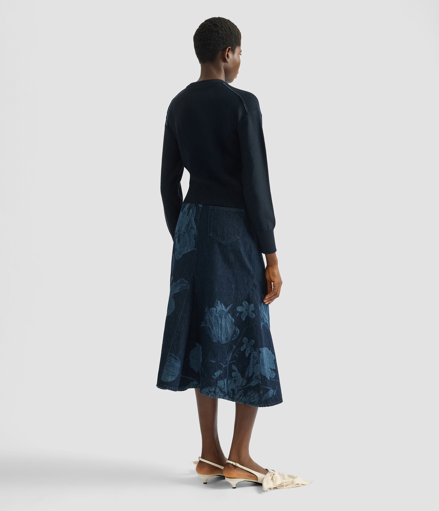 Floral Crew Neck Jumper