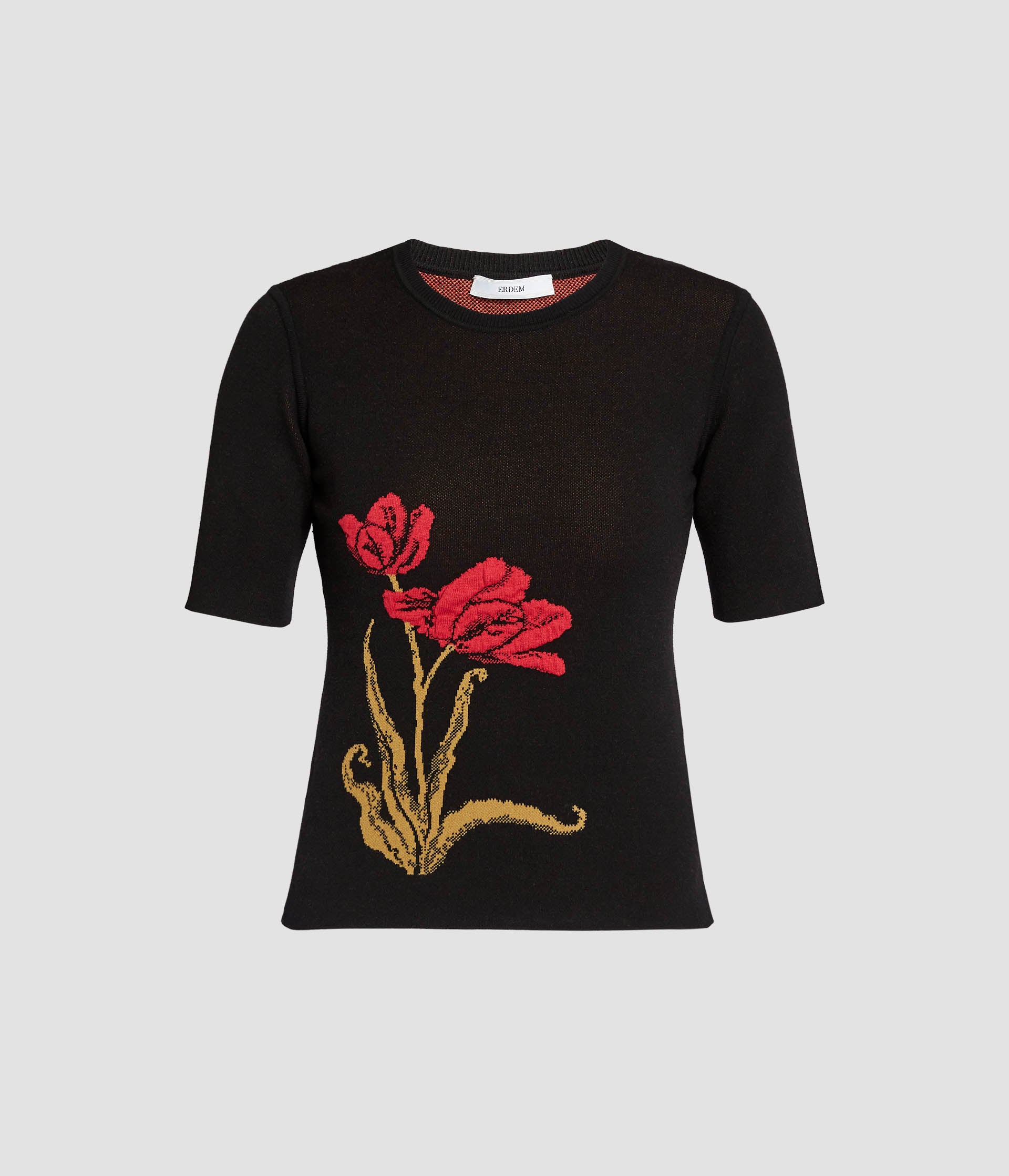 Floral Jacquard Knit Jumper