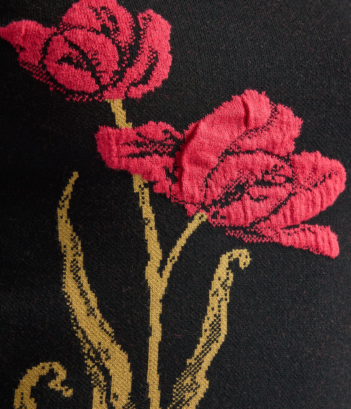 Floral Jacquard Knit Jumper