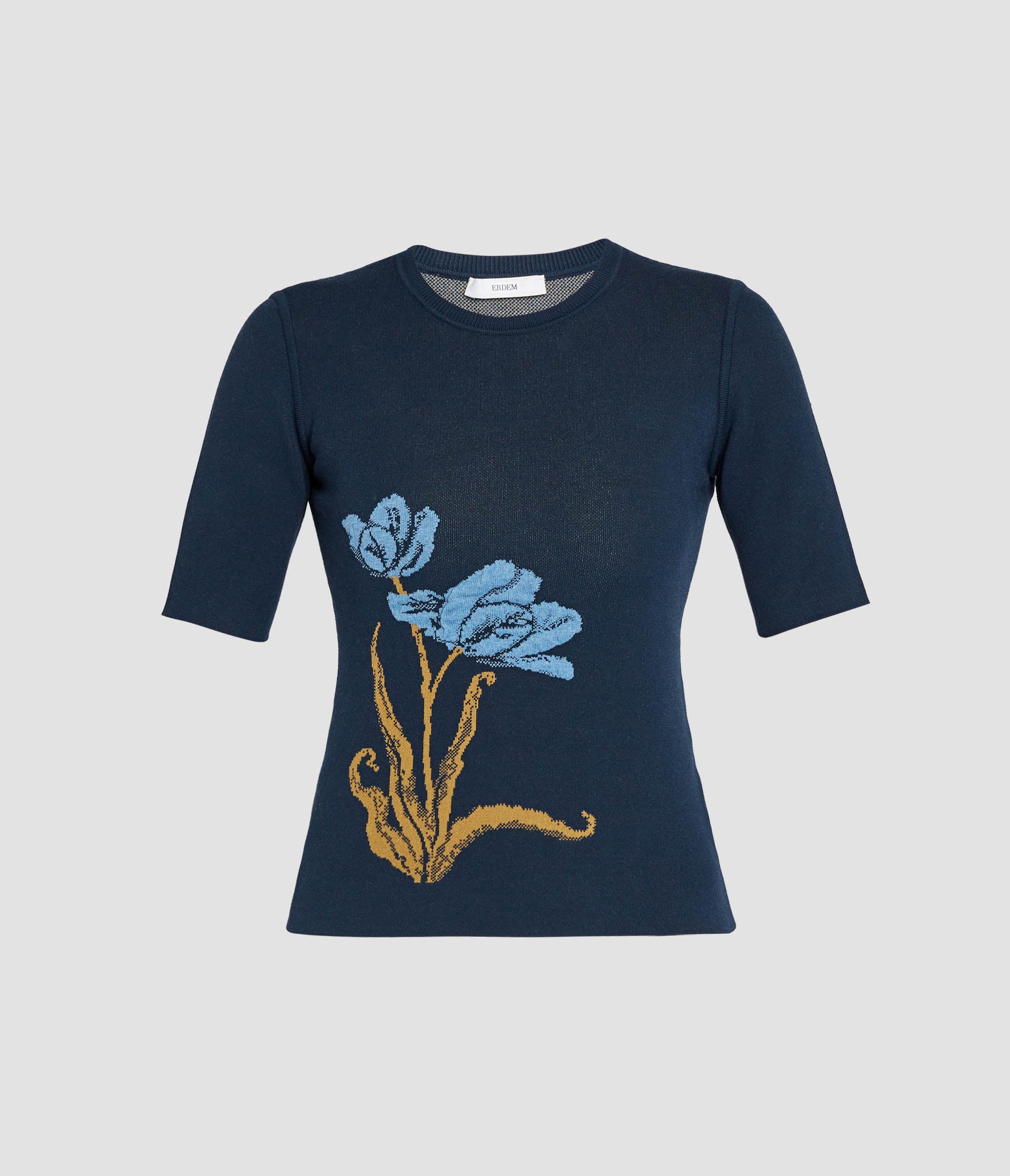 Floral Jacquard Knit Jumper