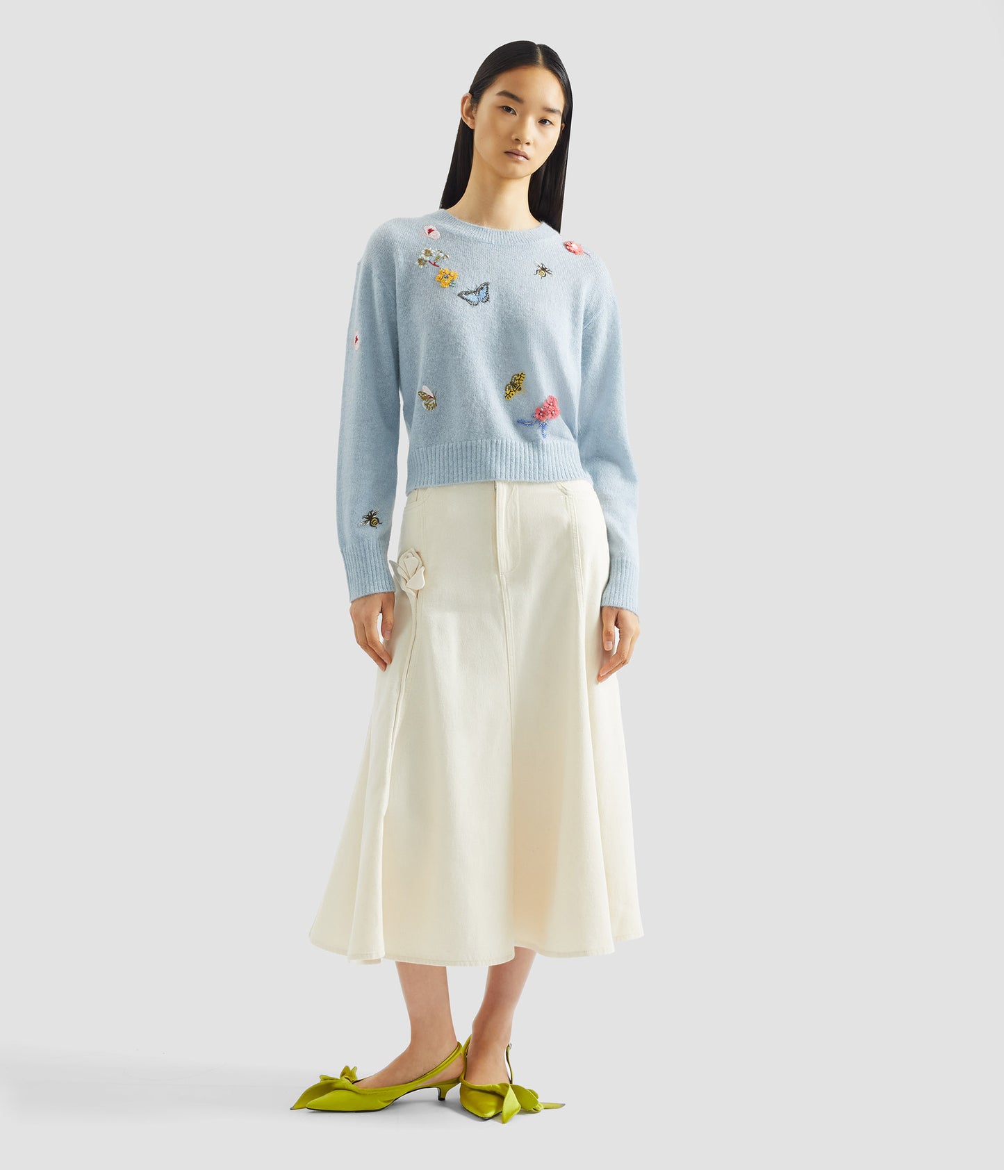 Embellished Crew Neck Jumper