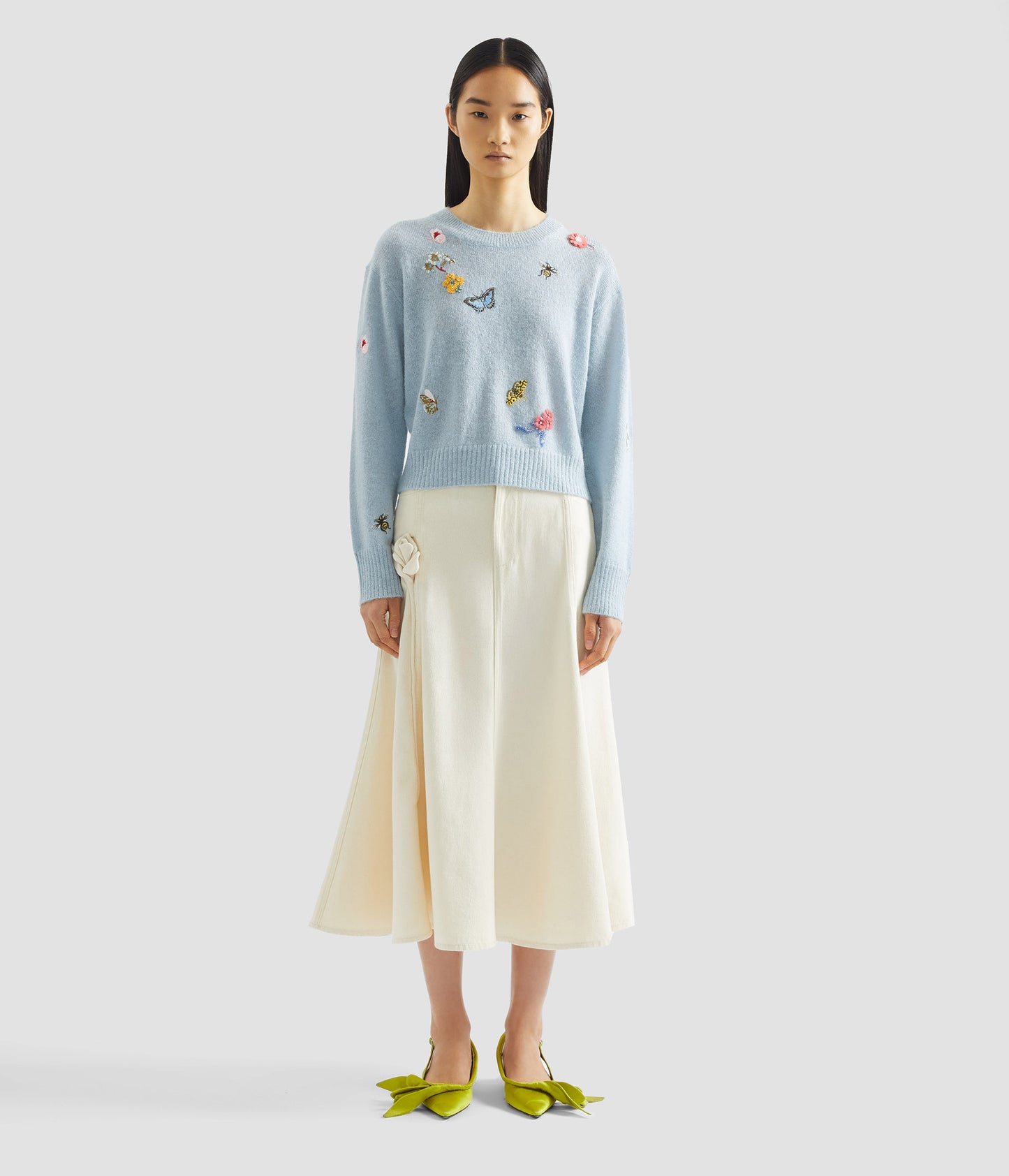 Embellished Crew Neck Jumper