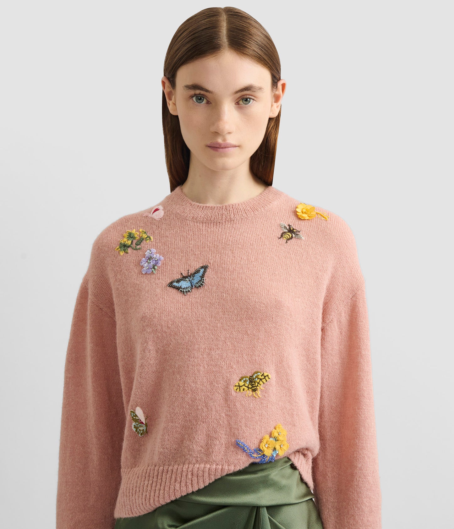 Embellished Crew Neck Jumper