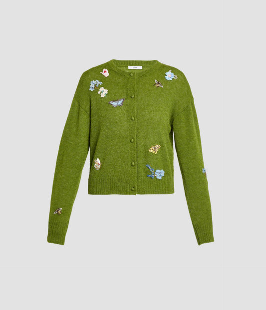 Crew Neck Cardigan