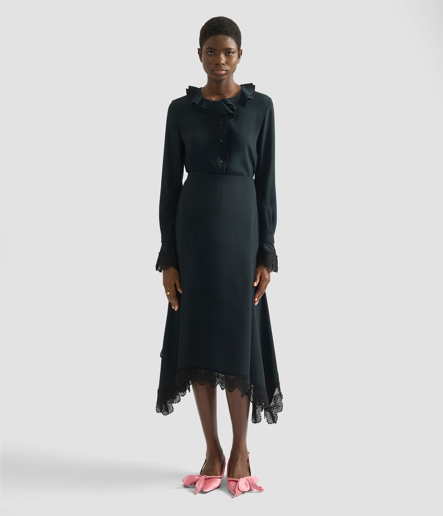 Cady Pencil Midi Skirt