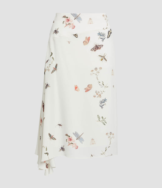 Drape Midi Skirt