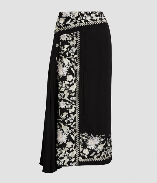 Drape Midi Skirt