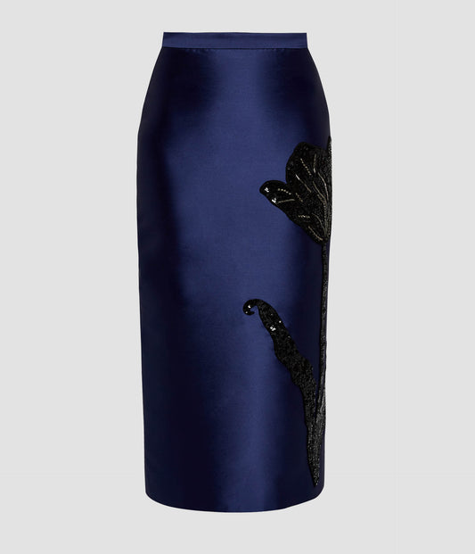 Pencil Midi Skirt